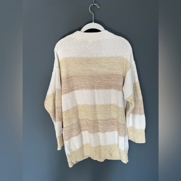 Free People Oversized Women's Southport Beach Cardigan Grains Sweater XS - Picture 6 of 16
